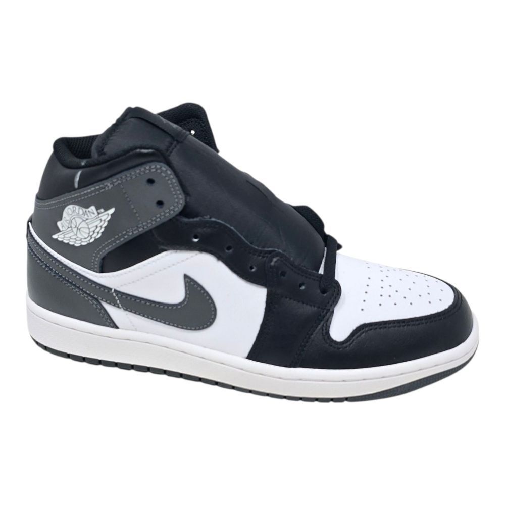 Air Jordan 1 Mid Men's Size 10 Black/Iron Grey-White DQ8426 001 Basketball